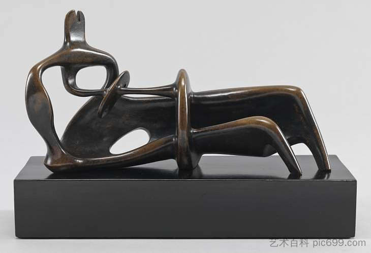 斜倚图 Reclining Figure (1939)，亨利·摩尔