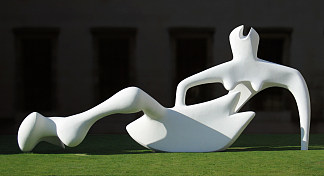 斜倚图 Reclining Figure (1951; United Kingdom                     )，亨利·摩尔