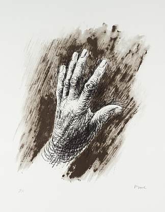 艺术家之手 III The Artist’s Hand III (1979)，亨利·摩尔