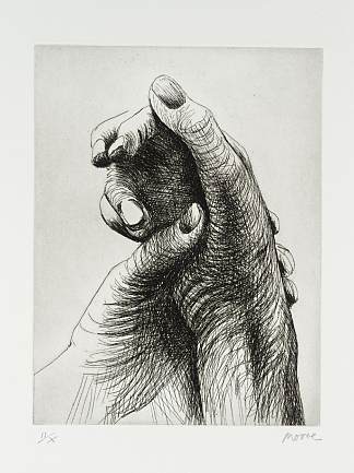 艺术家的手IV The Artist’s Hand IV (1979)，亨利·摩尔