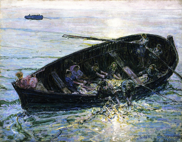 神奇的鱼类运输 Miraculous Haul of Fishes (1914)，亨利奥萨瓦瓦坦纳