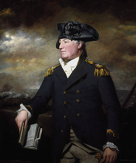 查尔斯·英格利斯海军少将 Rear-Admiral Charles Inglis (c.1783)，亨利·雷本