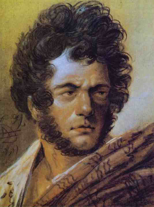 自画像 Self-Portrait (c.1820)，亨利·雷本