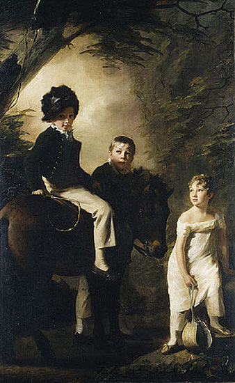 德拉蒙德的孩子们 The Drummond Children (c.1808 - c.1809)，亨利·雷本