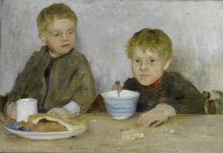 乔治和理查德·福尔阿克 Georgie  and  Richard Fouracre (1889)，亨利·斯科特·图克