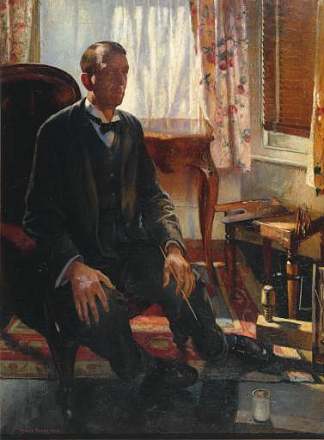 自画像 Self portrait (1909)，亨利·唐克斯