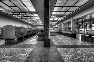 书塔（室内） Boekentoren (interior) (1942)，亨利·范德维尔德