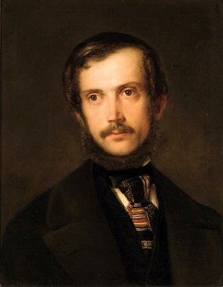 一个男人的肖像 Portret Mężczyzny (1853)，亨利克罗达科夫斯基