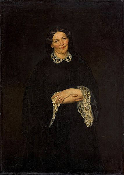 艺术家母亲的肖像 Portrait of the Artist's Mother (1853)，亨利克罗达科夫斯基