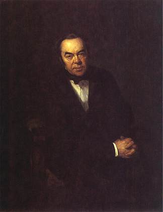 艺术家父亲的肖像 Portrait of the Artist’s Father (1850)，亨利克罗达科夫斯基