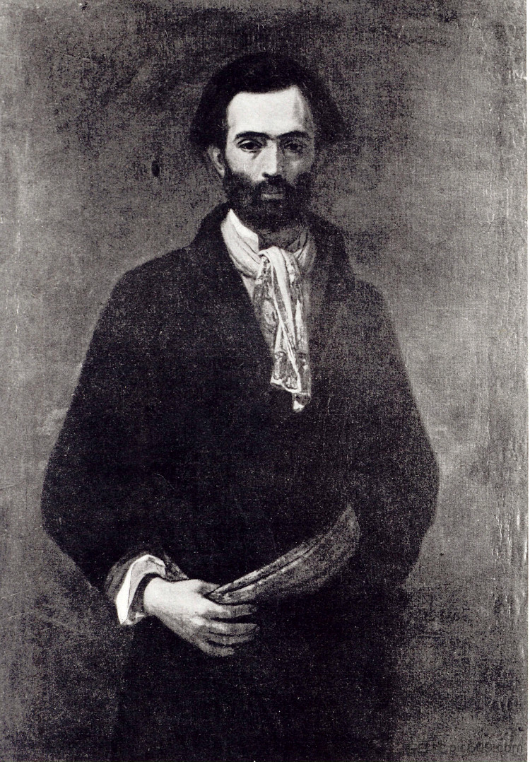 莱昂·卡普林斯基的肖像 Portrait of Leon Kapliński (1862)，亨利克罗达科夫斯基