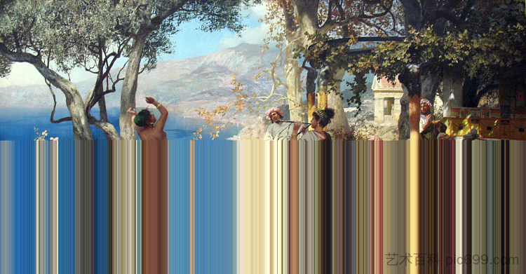 在匕首中跳舞 Dance Amongst Daggers (1881),亨里克·西米拉斯基波兰