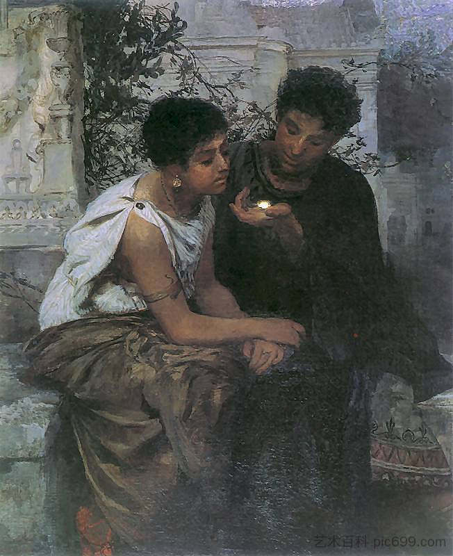 庞贝之夜 Night in Pompeii (1883 - 1884)，亨里克·西米拉斯基波兰