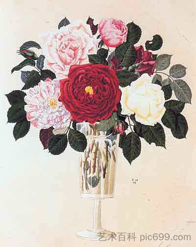 玫瑰 Roses (1916; St. Petersburg,Russian Federation  )，希尔西·纳布特