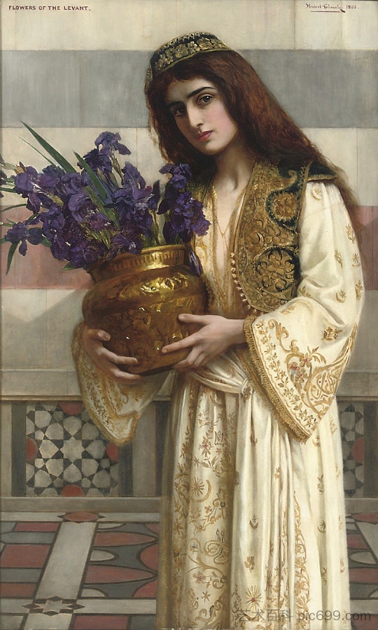 黎凡特之花 Flowers of the Levant,赫伯特·古斯塔夫·施马尔茨(赫伯特·卡迈克尔)