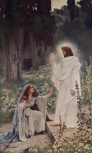 基督复活 Christ resurrected (c.1890)，赫伯特·古斯塔夫·施马尔茨（赫伯特·卡迈克尔）