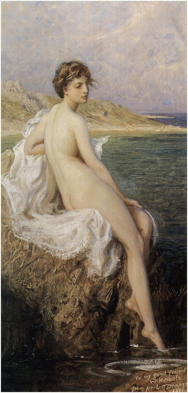 沐浴者 Bather (1896)，赫伯特·詹姆斯·德雷珀