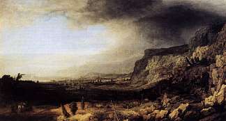 景观 Landscape (c.1633)，豪科鲁斯·色格尔斯