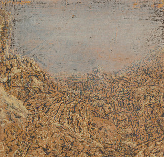 山峡与公路接壤 Mountain Gorge Bordered by a Road (c.1615 – 1630)，豪科鲁斯·色格尔斯