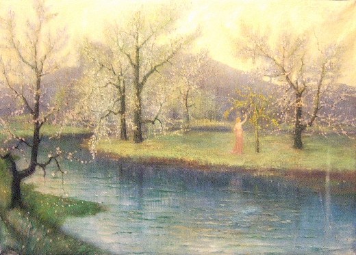 芙蕾雅花园 Freyas Garten (c.1913)，赫尔曼·亨德里希