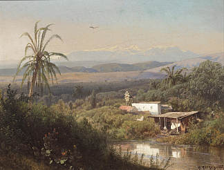 河岸世外桃源 Riverbank Hideaway (1857)，赫尔曼·奥托马尔·赫尔佐格