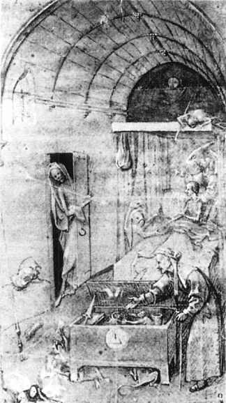 死亡与守财奴 Death and the Miser，希罗尼穆斯·波希