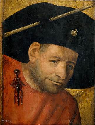 戟头 Head of a Halberdier (1490)，希罗尼穆斯·波希