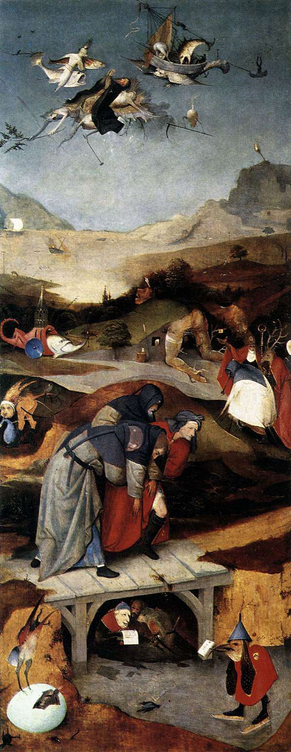 圣安东尼的诱惑 Temptation of St. Anthony (1505 - 1506)，希罗尼穆斯·波希
