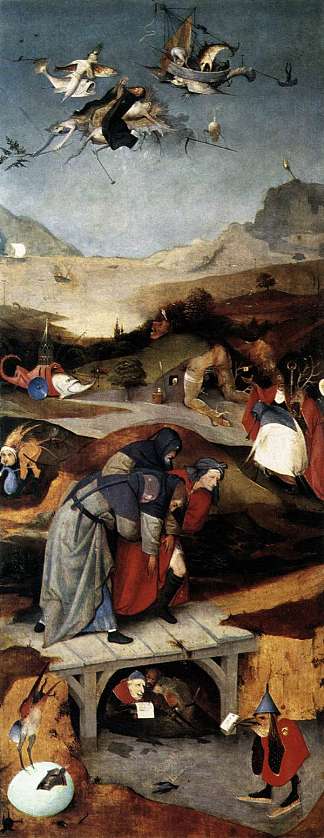 圣安东尼的诱惑 Temptation of St. Anthony (1505 – 1506)，希罗尼穆斯·波希