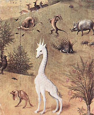 人间乐园（局部） The Garden of Earthly Delights  (detail) (1460 – 1516)，希罗尼穆斯·波希