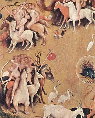 人间乐园（局部） The Garden of Earthly Delights  (detail) (1460 – 1516)，希罗尼穆斯·波希