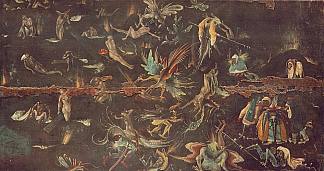 最后的审判（局部） The Last Judgement (detail) (1480)，希罗尼穆斯·波希