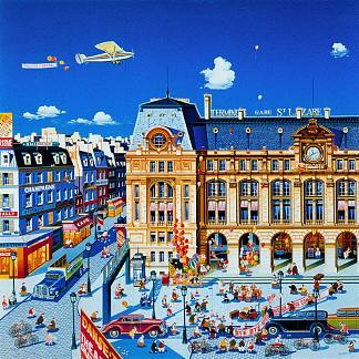圣拉扎尔站 Gare St. Lazare (1986)，伊罗·山方