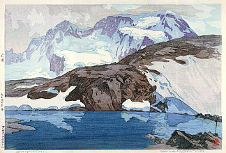 布莱特霍恩 Breithorn (1925)，吉田博