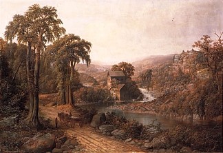 老磨坊和溪流 Old Mill and Stream (1879)，荷马沃森