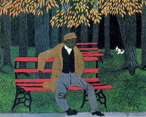 长凳上的男人 Man On A Bench (1946)，霍里斯·皮平