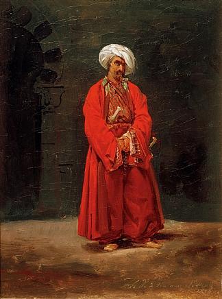 穿着东方服装的男人 A Man in Oriental Costume (1818)，贺拉斯·贝内特