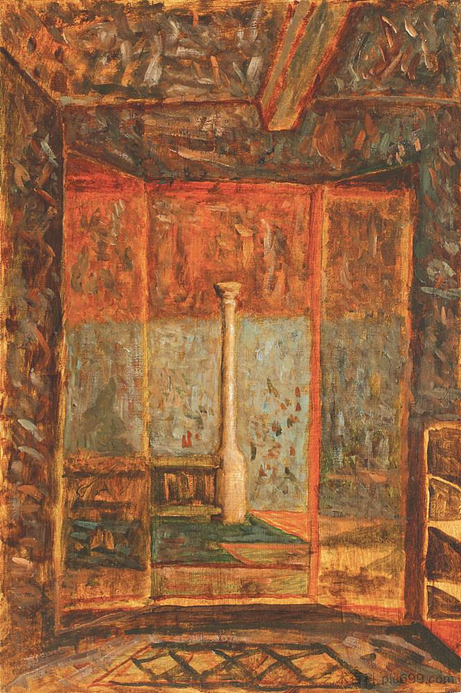 阳台上的柱子 Column in the Verandah，霍里亚贝尼亚