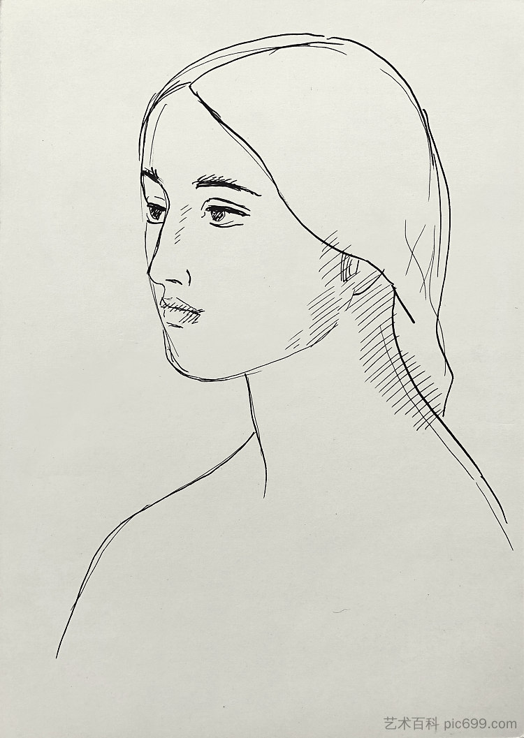 女性形象 Female image (c.1965 - c.1975)，赫里霍里·哈夫里连科