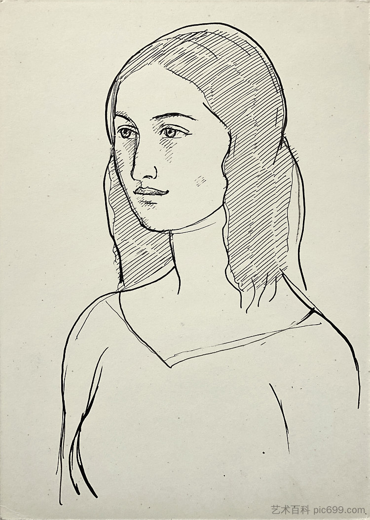 女性形象 Female image (c.1965 - c.1975)，赫里霍里·哈夫里连科