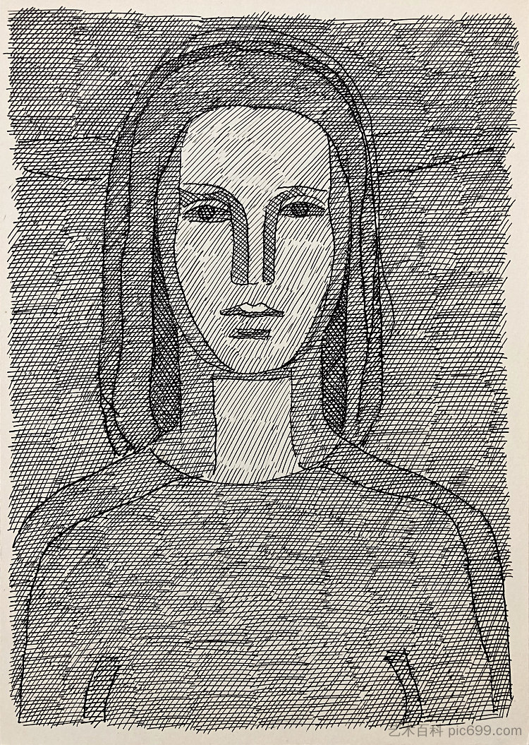 比阿特丽斯到但丁的“Vita Nova” Beatrice to Dante's "Vita Nova" (c.1965 - c.1975)，赫里霍里·哈夫里连科