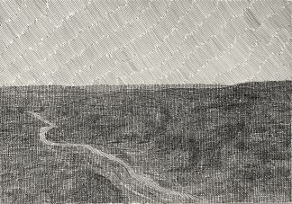 风景与小径 Landscape with the Trail (c.1965 – c.1975)，赫里霍里·哈夫里连科