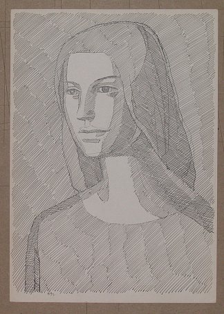 女性形象 Female Image (c.1965)，赫里霍里·哈夫里连科