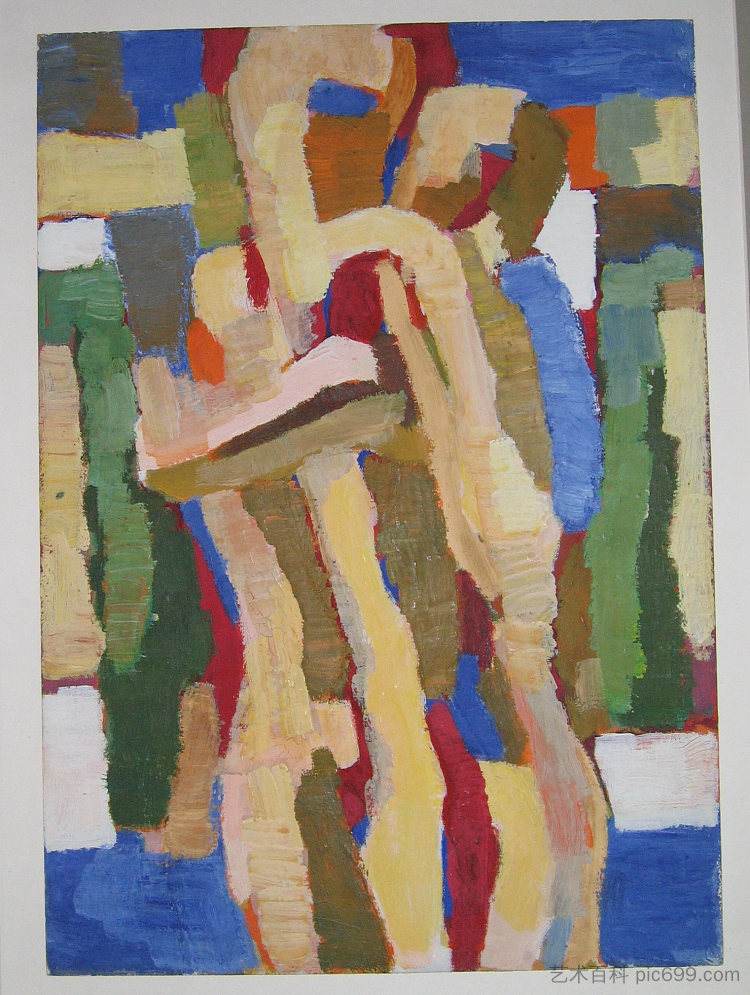 作文(母亲与孩子) Composition (Mother With Child) (c.1960),赫里霍里·哈夫里连科