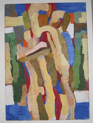 作文（母亲与孩子） Composition (Mother With Child) (c.1960)，赫里霍里·哈夫里连科