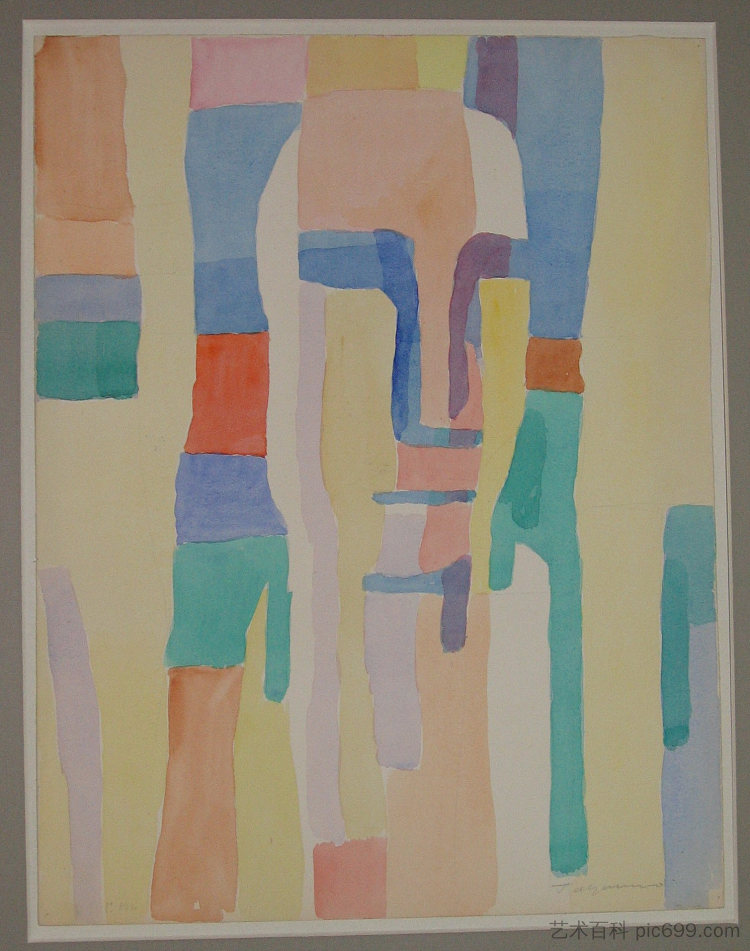 构图（自画像） Composition (Self-portrait) (1964)，赫里霍里·哈夫里连科