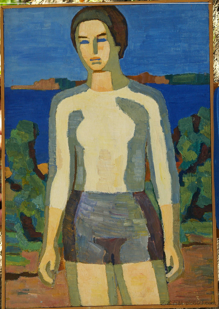 女孩的形象（自然界） The image of the Girl (in Nature) (1965)，赫里霍里·哈夫里连科