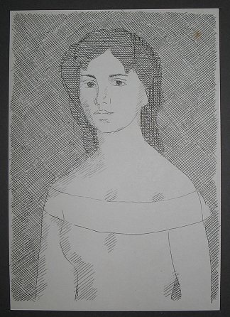 女性形象。摘自“寻找普希金的女性形象”系列 Female Image. From the series ‘Search for Pushkin’s Female Images’ (c.1970)，赫里霍里·哈夫里连科