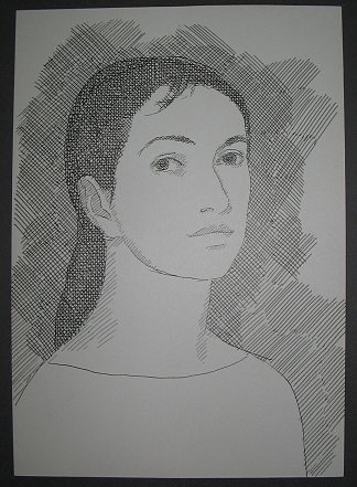 女性形象。摘自“寻找普希金的女性形象”系列 Female Image. From the series ‘Search for Pushkin’s Female Images’ (c.1970)，赫里霍里·哈夫里连科