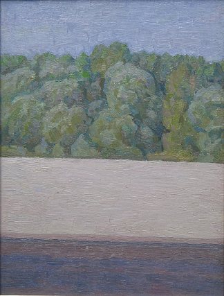 景观。素描到“海滩” Landscape. Sketch to the ‘Beach’ (1971)，赫里霍里·哈夫里连科